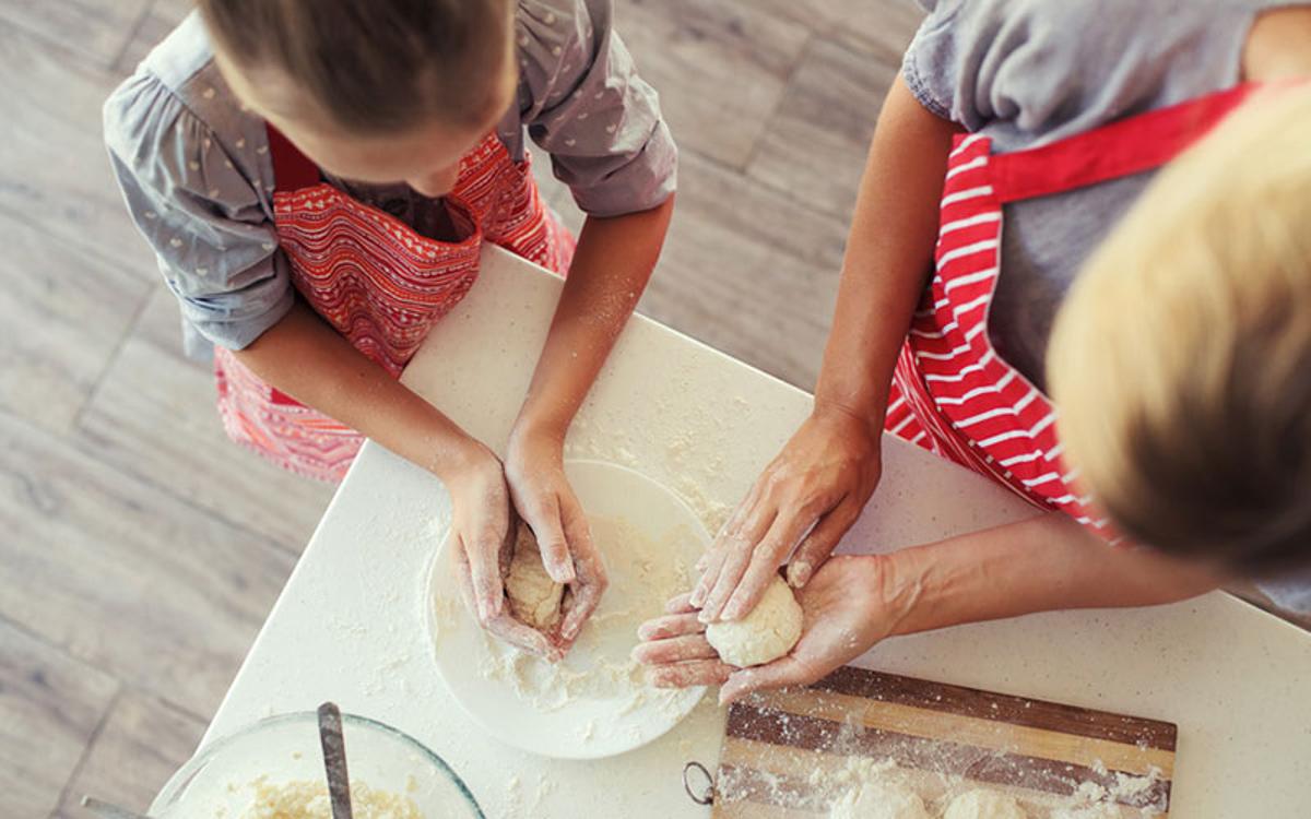 Bambini in cucina